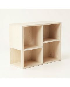 Cliff Crest Desktop Shelving Unit - Ivory (synthetic illustration; no displayed measurements)