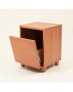 Willow Bridge Freestanding Pull-Out Hamper Cabinet - Terracotta (synthetic illustration; no displayed measurements)