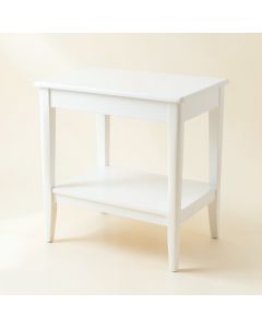 Reed Dell Side Table - White (synthetic illustration; no displayed measurements)