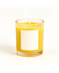 Golden Amber Scented Jar Candle (synthetic illustration; no displayed measurements)
