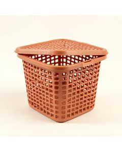 Stone Arc Laundry Hamper - Terracotta (synthetic illustration; no displayed measurements)