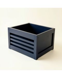Spruce Edge Empty Furniture-Style Litter Enclosure - Navy (synthetic illustration; no displayed measurements)