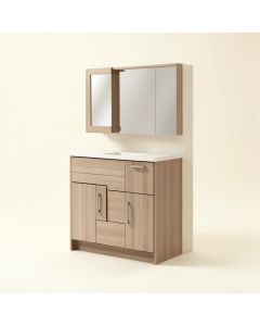 Cheslea 16.1 '' Single Bathroom Vanity Set (synthetic illustration; no displayed measurements)