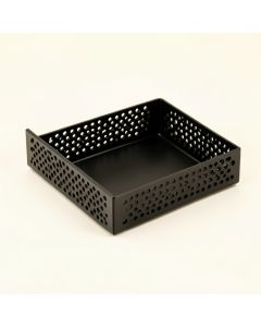 River Arc Empty Under-Desk Cable Tray (synthetic illustration; no displayed measurements)