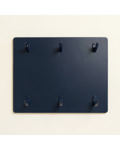 Oak Branch Empty Wall-Mounted Tool Organizer Panel - Navy (synthetic illustration; no displayed measurements)