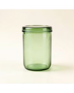 Juniper Bluff Storage Canister With Lid - Green (synthetic illustration; no displayed measurements)