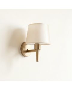 Dune Crossing Wall Sconce Mounted On A Plain Wall - Beige (synthetic illustration; no displayed measurements)