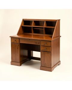 Feagin Solid Wood Secretary Desk With Hutch (synthetic illustration; no displayed measurements)