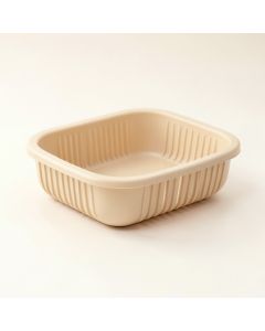 Moss Crest Empty Under-Desk Cable Tray - Beige (synthetic illustration; no displayed measurements)