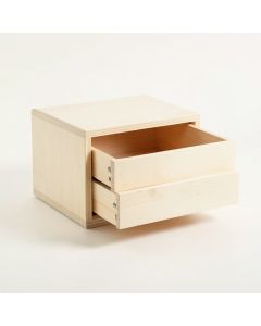 Willow Canyon Small-Parts Storage Drawer Cabinet - Ivory (synthetic illustration; no displayed measurements)