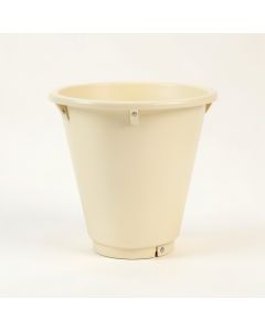 Bay Branch Empty Railing Planter With Integral Brackets - Ivory (synthetic illustration; no displayed measurements)