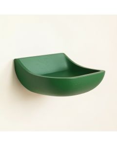 Cedar Crossing Wall-Mounted Cat Perch - Green (synthetic illustration; no displayed measurements)