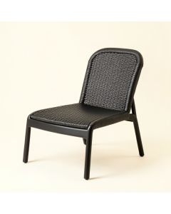 Field Canyon Outdoor Lounge Chair - Black (synthetic illustration; no displayed measurements)