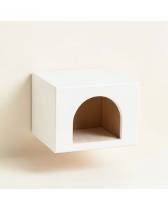Maple Bridge Wall-Mounted Cat Perch - White (synthetic illustration; no displayed measurements)
