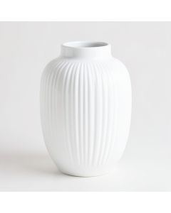 Rowan Crest Empty Decorative Vase - White (synthetic illustration; no displayed measurements)