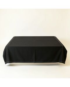 Laurel Bridge Flat Bed Sheet - Black (synthetic illustration; no displayed measurements)