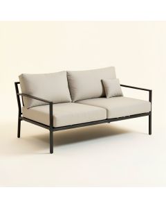 Wamac Patio Sofa With Cushions (synthetic illustration; no displayed measurements)