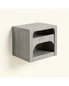 Fern Branch Wall-Mounted Cat Perch - Gray (synthetic illustration; no displayed measurements)