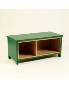 Harbor Bluff Shoe Storage Bench - Green (synthetic illustration; no displayed measurements)