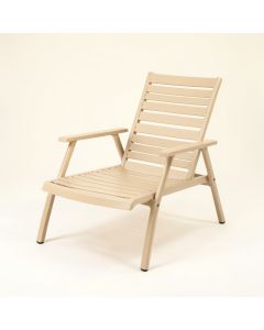 Alder Canyon Outdoor Lounge Chair - Beige (synthetic illustration; no displayed measurements)
