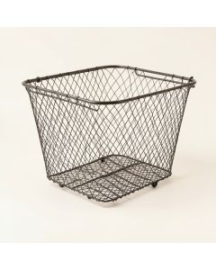 Rolling Laundry Metal Basket Set (synthetic illustration; no displayed measurements)