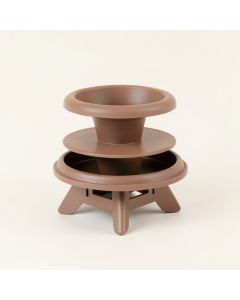 Three Door Flower Plant Stand (synthetic illustration; no displayed measurements)