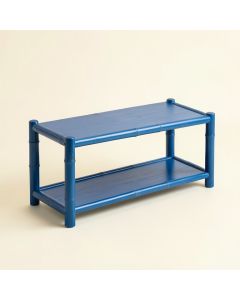 Dune Crossing Indoor Bench - Blue (synthetic illustration; no displayed measurements)