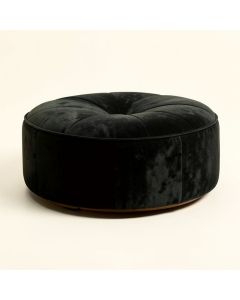 Huskins 41.73 '' Tufted Round Cocktail Ottoman (synthetic illustration; no displayed measurements)