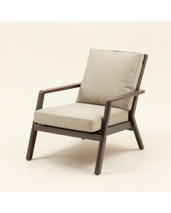 Lucus Lounge Patio Chair With Cushions (synthetic illustration; no displayed measurements)