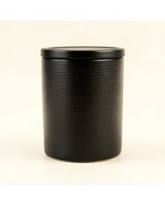 Cove Brook Storage Canister With Lid - Black (synthetic illustration; no displayed measurements)