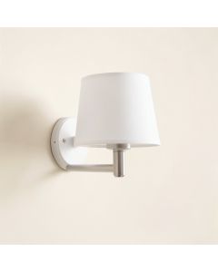 Brook Arc Wall Sconce Mounted On A Plain Wall (synthetic illustration; no displayed measurements)
