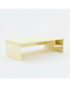 Hazel Falls Desktop Monitor Riser - Cream (synthetic illustration; no displayed measurements)