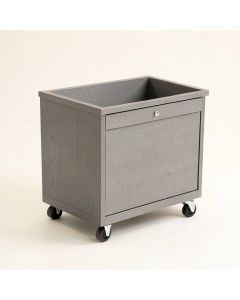 Wren Brook Empty Rolling Workshop Cart - Gray (synthetic illustration; no displayed measurements)