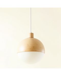 Dune Crossing Pendant Light Suspended From One Plain Cable - White (synthetic illustration; no displayed measurements)
