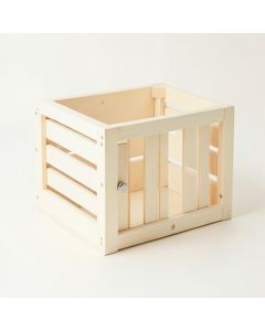 Reed Branch Empty Furniture-Style Pet Crate - Cream (synthetic illustration; no displayed measurements)