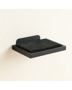 Fern Bluff Wall-Mounted Cat Perch - Black (synthetic illustration; no displayed measurements)