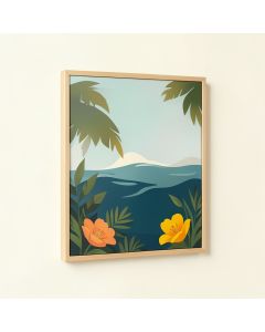 Lagoon - Graphic Print (synthetic illustration; no displayed measurements)