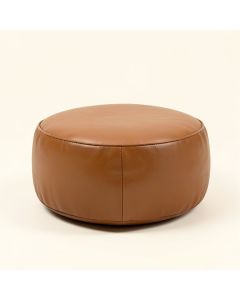 Fossen 17.3 '' Round Pouf (synthetic illustration; no displayed measurements)