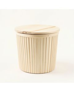 Sage Bridge Closed Garden Compost Bin - Ivory (synthetic illustration; no displayed measurements)