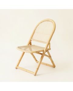 Aspen Dale Folding Outdoor Chair - Ivory (synthetic illustration; no displayed measurements)