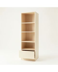 Slate Dell Narrow Cubby Tower - Ivory (synthetic illustration; no displayed measurements)