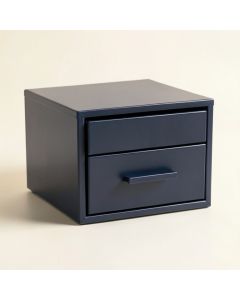 Sage Bluff Small-Parts Storage Drawer Cabinet - Navy (synthetic illustration; no displayed measurements)