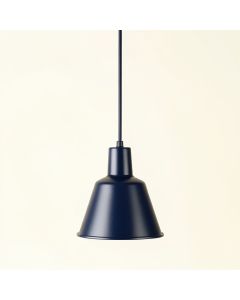 Bay Arc Pendant Light Suspended From One Plain Cable (synthetic illustration; no displayed measurements)