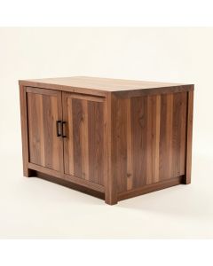 Metro Solid Wood Kitchen Island (synthetic illustration; no displayed measurements)