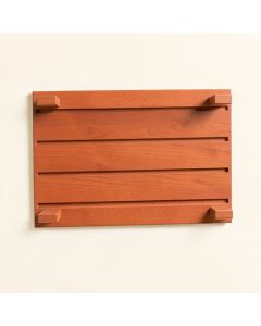 Laurel Bend Empty Wall-Mounted Tool Organizer Panel - Terracotta (synthetic illustration; no displayed measurements)