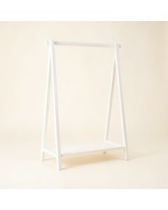 Alder Bluff Empty Garment Rack - White (synthetic illustration; no displayed measurements)