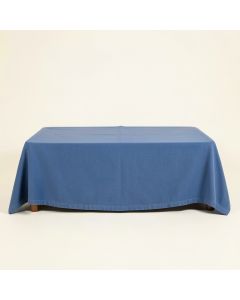 Ash Edge Flat Bed Sheet - Blue (synthetic illustration; no displayed measurements)