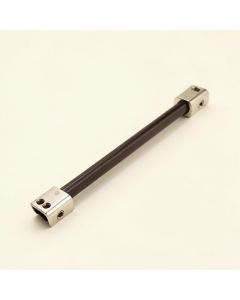 Fleurette Square Single Curtain Rod (synthetic illustration; no displayed measurements)