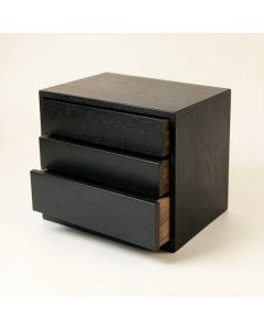 Reed Crossing Small-Parts Storage Drawer Cabinet - Black (synthetic illustration; no displayed measurements)