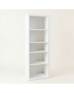 Vale Bend Narrow Cubby Tower - White (synthetic illustration; no displayed measurements)